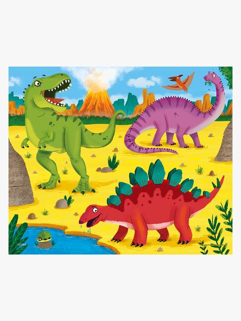 Kärnan Dinosaurier Holzpuzzle Im Holz 20 Teile