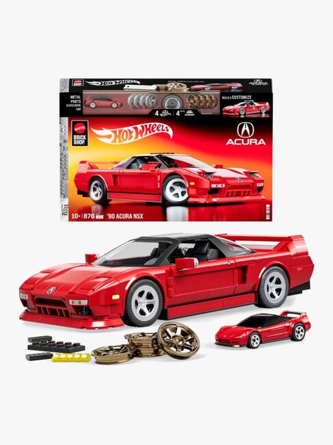 Mattel Brick Shop Hot Wheels Elite Series Brick Shop Hot Wheels Bausatz ’90 Acura NSX 876 Teile