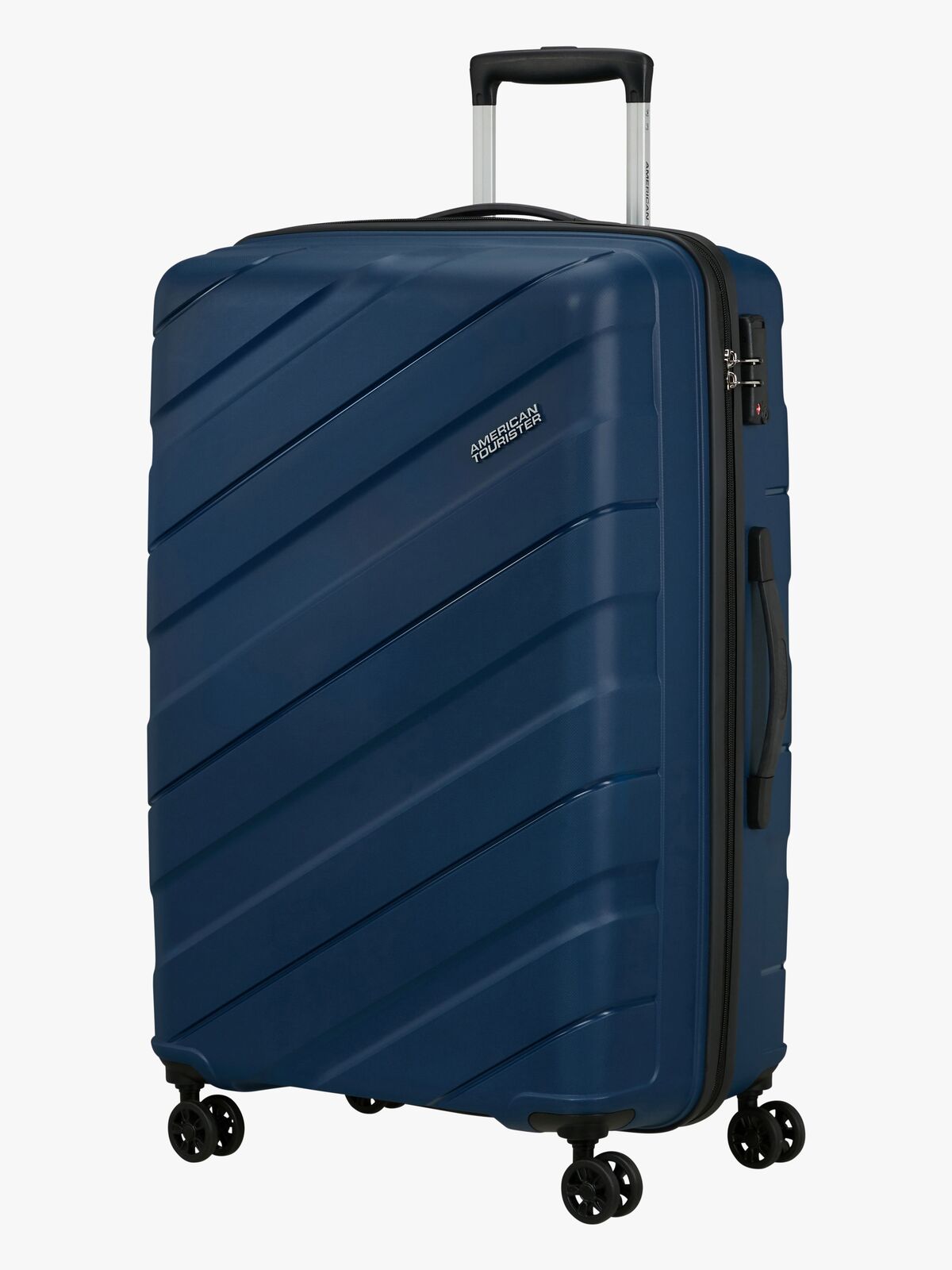 American Tourister Jetdriver Spinner Reisekoffer 100L, Navy Blue
