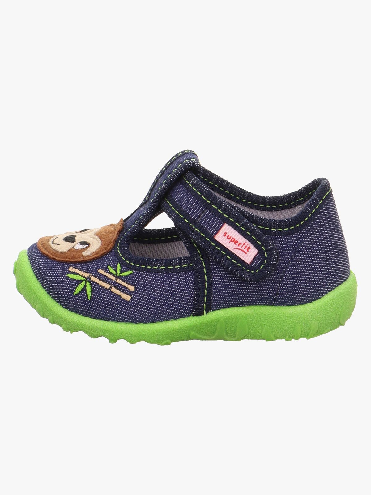 Superfit Spotty Hausschuhe, Dark Blue/Green