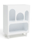 Minitude Form Bücherregal, Weiß