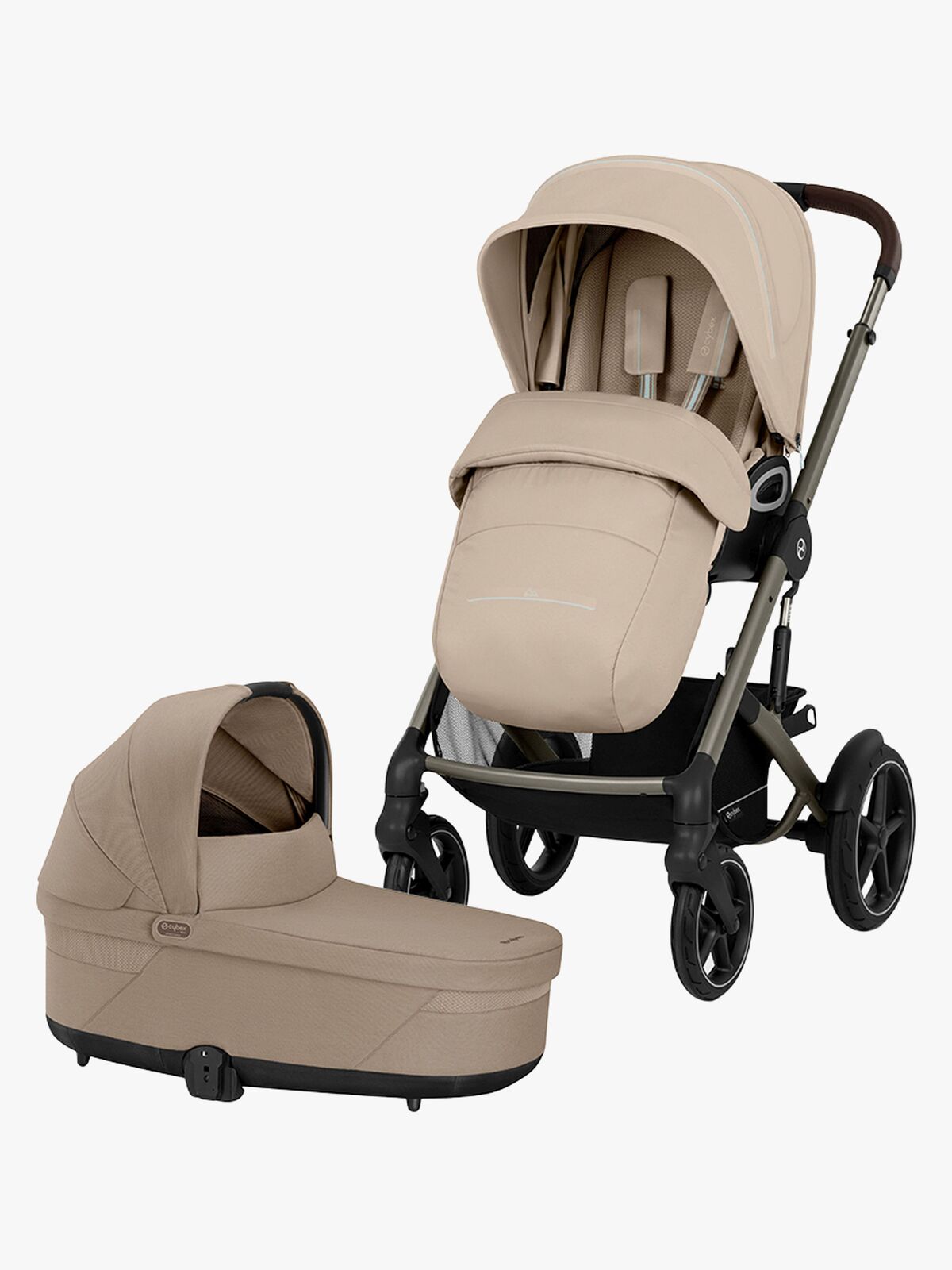 Cybex Talos S Lux Kombikinderwagen, Almond Beige