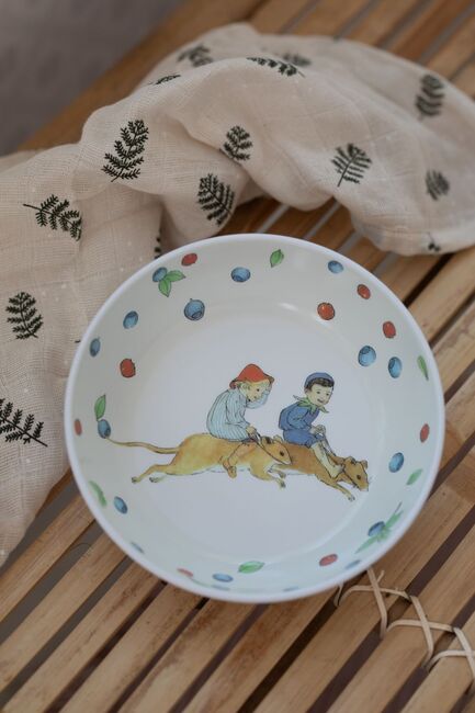 Elsa Beskow Hänschen Im Blaubeerenwald Schüssel Groß