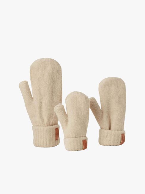 BabyMocs Strick-Fäustlinge, Beige