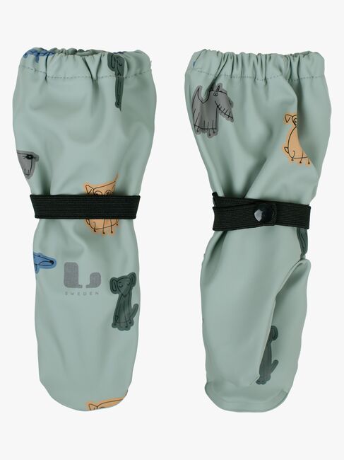 Lindberg Vattholma Regenfäustlinge, Grün/Grau