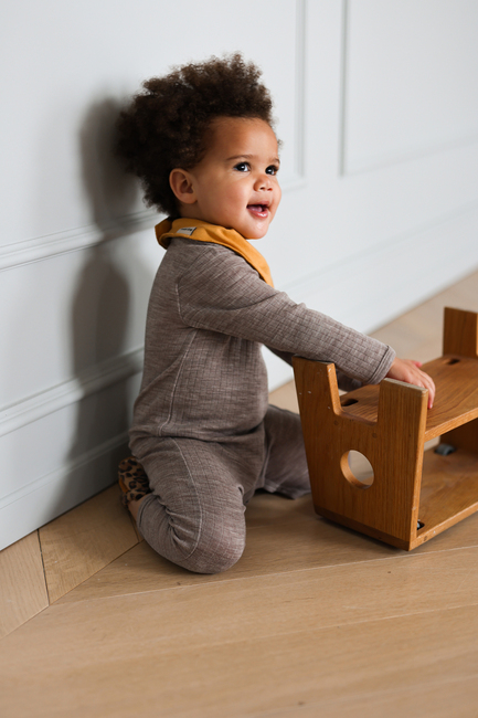 Mikk-Line Overall Merinowolle, Melange Denver