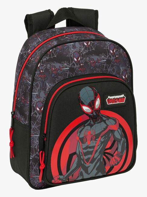 Marvel Spider-Man Miles Morales Rucksack 9L, Schwarz