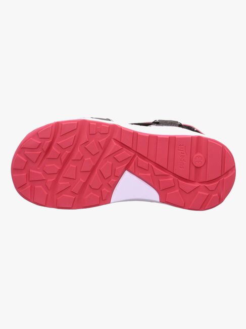 Superfit Criss Cross Sandalen, Grey/Pink