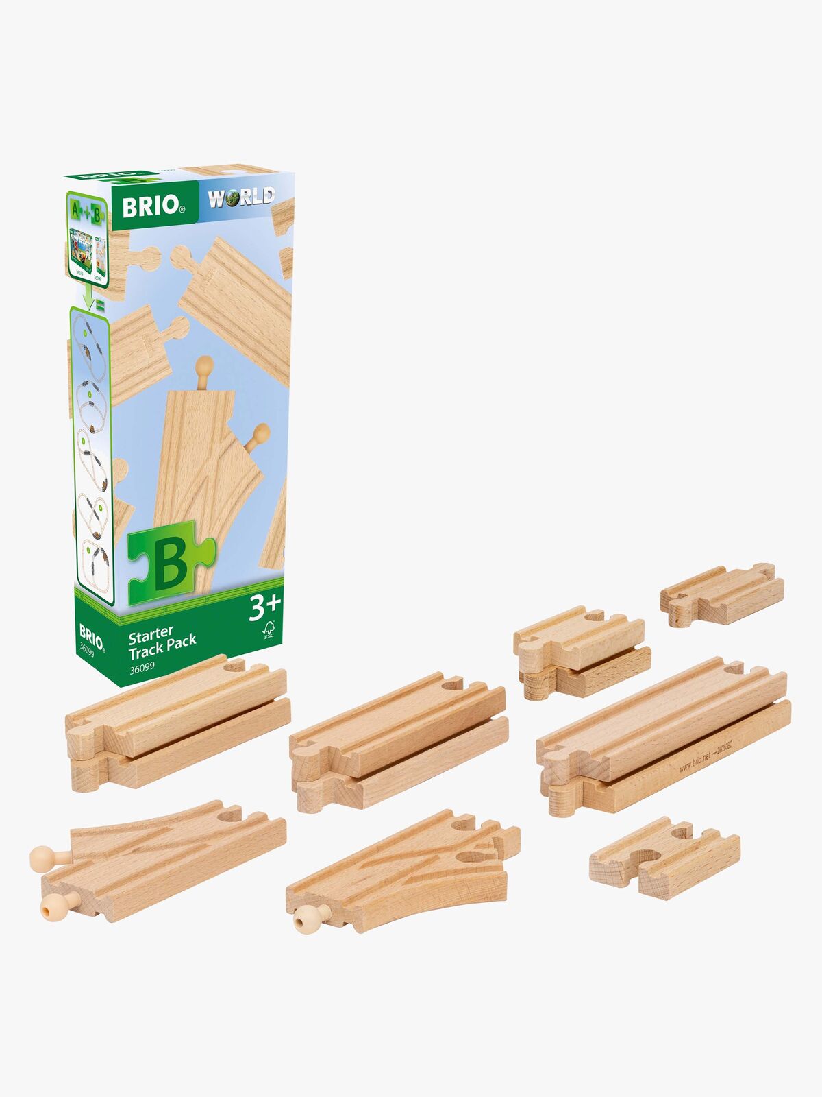 BRIO World 36099 Starter-Set mit Schienen