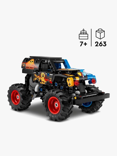 LEGO Technic 42219 Monster Jam Grave Digger Feuer und Eis