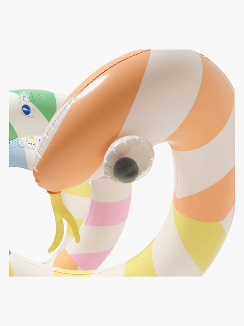 SUNNYLiFE Großes Schwimmendes Spielzeug, Poolside Sorbet Stripe