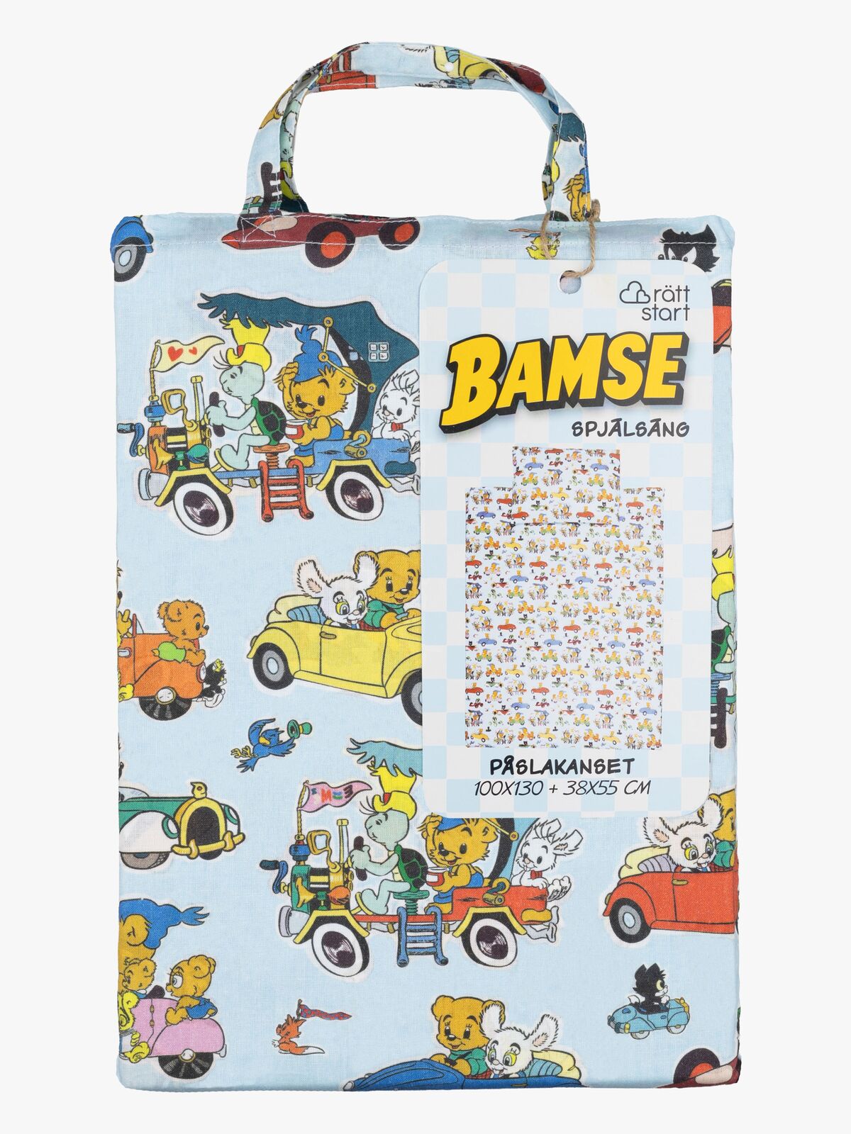 Bamse Bettwäsche Babybett 100x130
