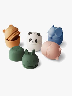 LIEWOOD Gaby Badespielzeug 5er-Pack, Creme de la Creme Multi Mix