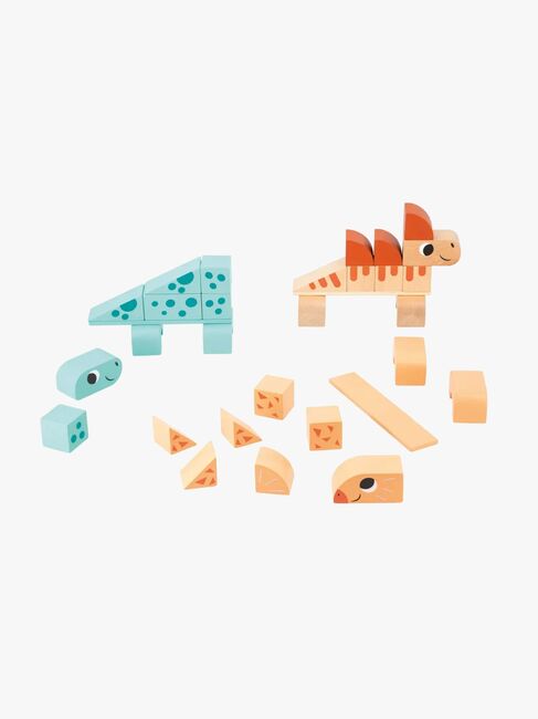 Janod Cubikosaurus Dinosaurier zum Bauen