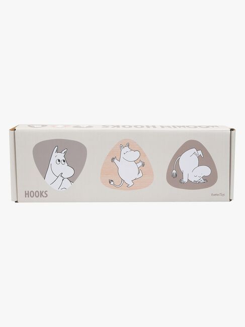 Mumin Haken 3er-Pack, Mehrfarbig