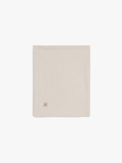 Jollein Gestrickte Decke Cozy, Ivory