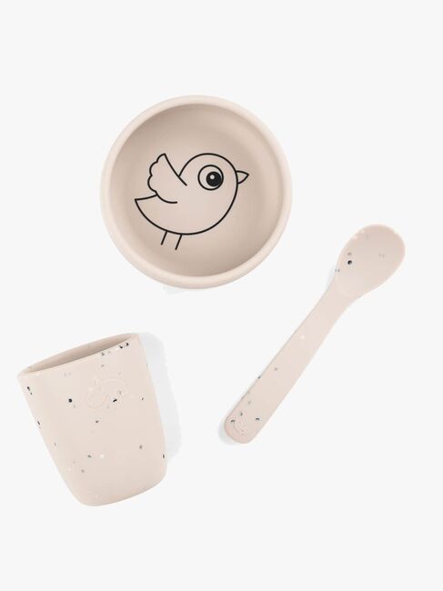 Done By Deer Silikon Geschirr-Set, Sand