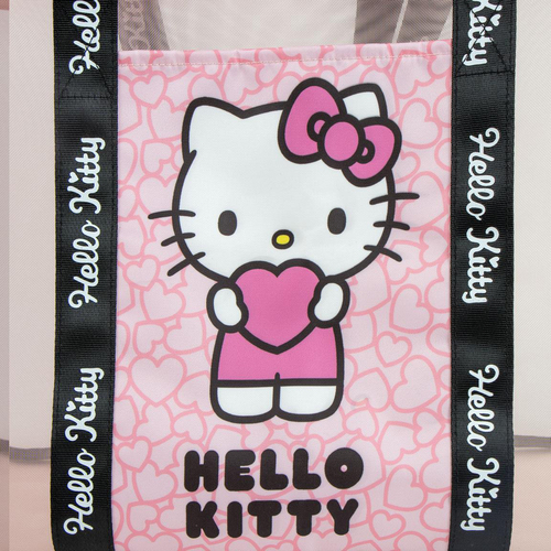 Hello Kitty Premium Strandtasche, Rosa