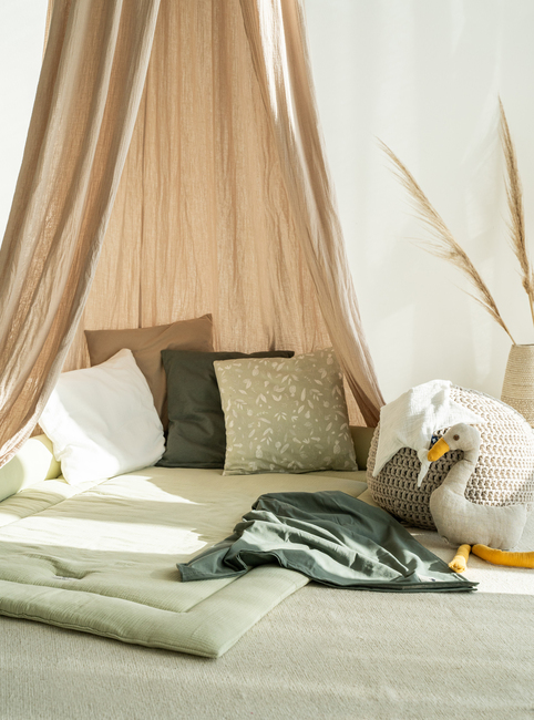 Julius Zöllner Betthimmel Muslin, Sand