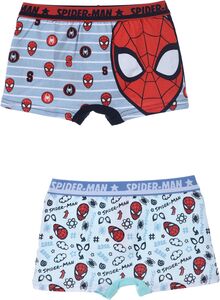 Marvel Spider-Man Boxershorts 2er-Pack, Blue/White