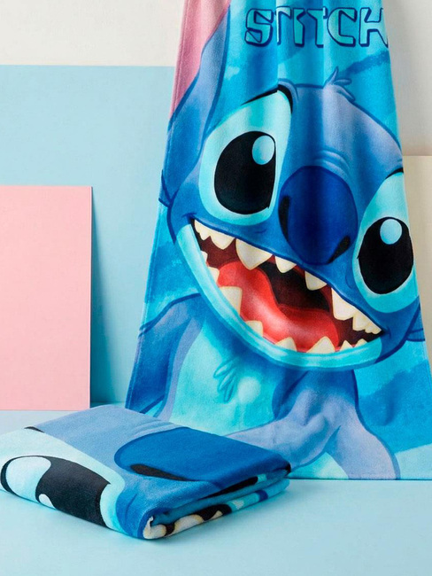 Disney Stitch Strandhandtuch, Blau