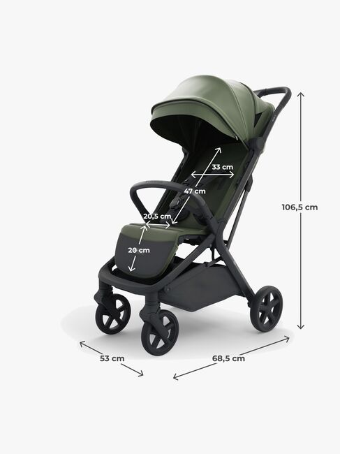 Kinderkraft NUBI 3 Kinderwagen, Mystic Green