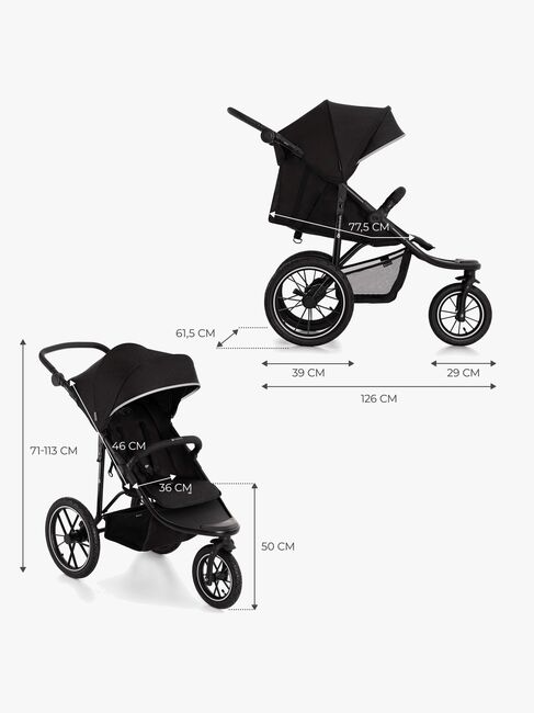 Kinderkraft HELSI 2 Offroad-Buggy, Black