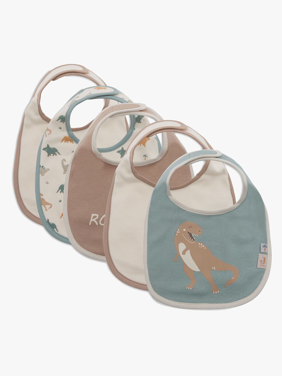 Jollein Lätzchen 5er-Pack, Roarsome