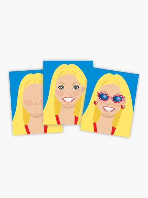 Melissa & Doug Make-a-Face Stickerbuch