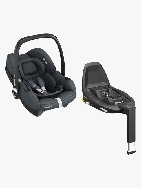 Maxi-Cosi Cabriofix I-Size Babyschale inkl. FamilyFix 3 Basis, Essential Graphite