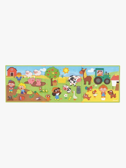 Janod Magneti'Stories Magnet-Set Bauernhof 30 Teile