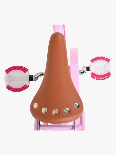 Volare Excellent Fahrrad mit Korb 12 Zoll, Rosa