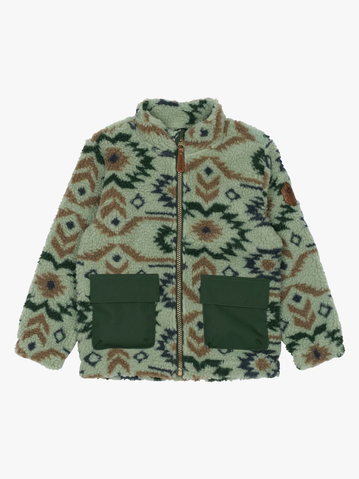 Mikk-Line Teddyjacke, Balsam Green