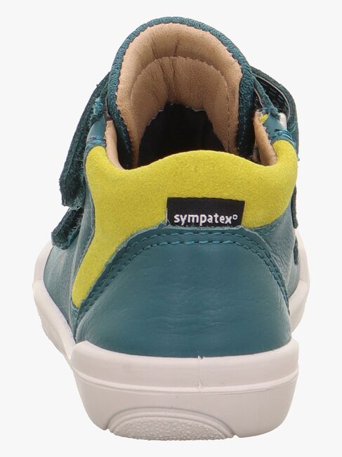 Superfit Superfree Barefoot WP Mid Sneaker, Green/Yellow