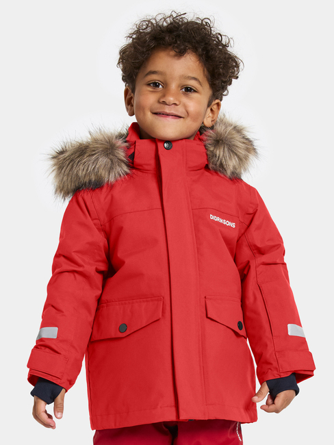 Didriksons Bjärven Winterjacke, Pomme Red