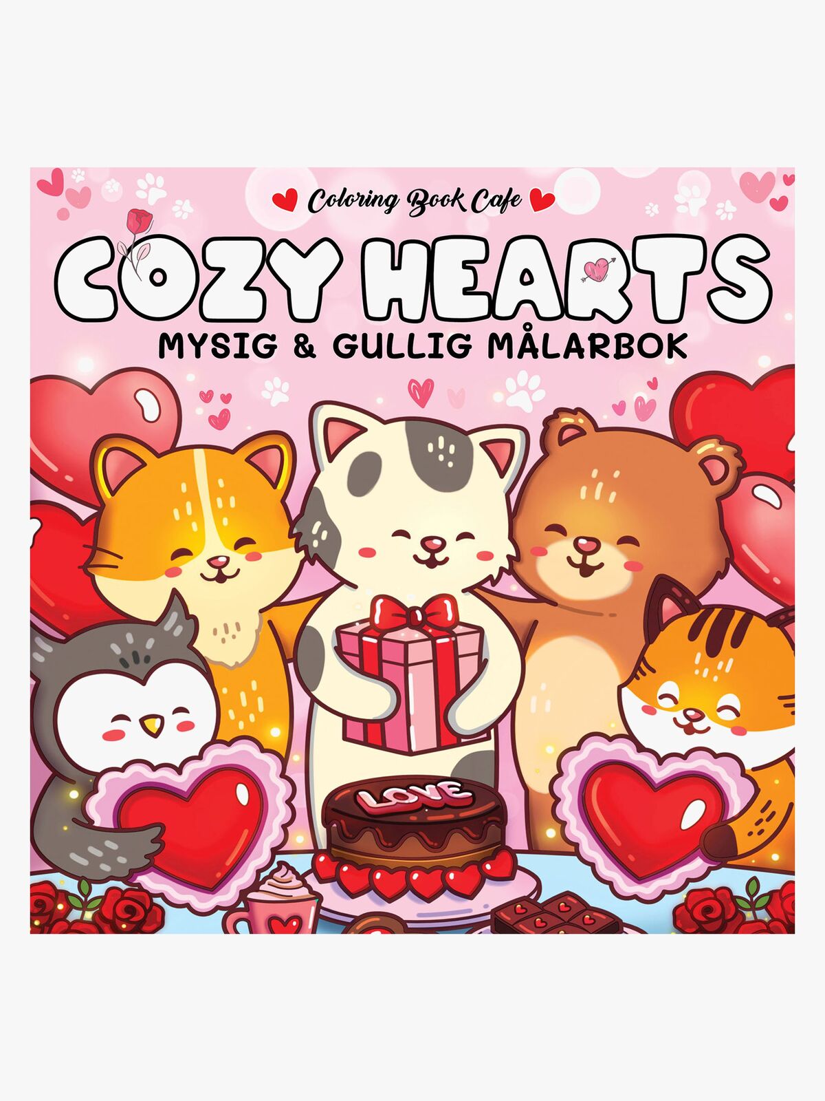 Legind A/S Cozy Hearts Malbuch