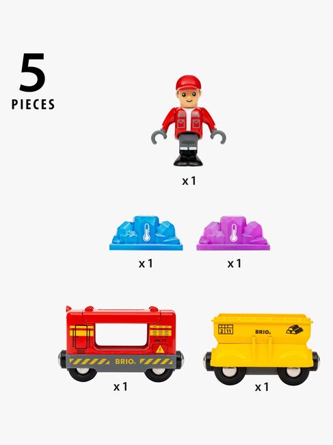 BRIO World 36133 Güterzug mit Farbwechsel-Zubehör