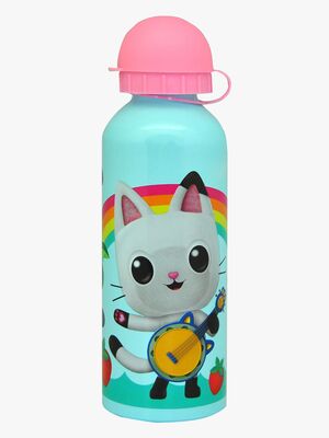 Gabby's Dollhouse  Aluminium Trinkflasche 500 ml, Blau/Pink