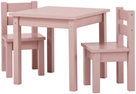 Hoppekids Tisch und Stühle MADS, Pale Mauve