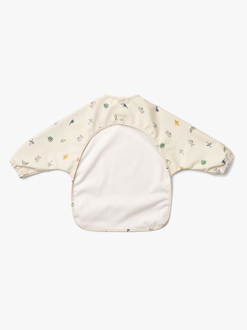 LIEWOOD Merle Cape Lätzchen mit Print, Aviator/Ecru