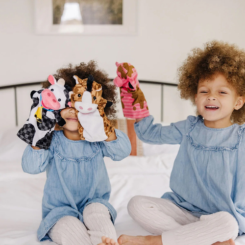 Melissa & Doug Handpuppen Bauernhoftiere 4er-Pack