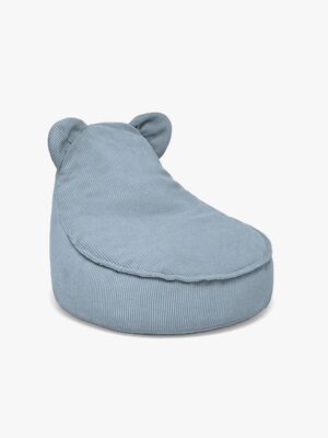 Meowbaby Slimcord Sitzsack Teddy, Turquoise