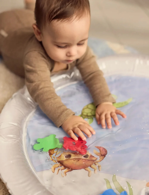 FILIBABBA Tummy Time Wasserspielmatte, Sea Friends
