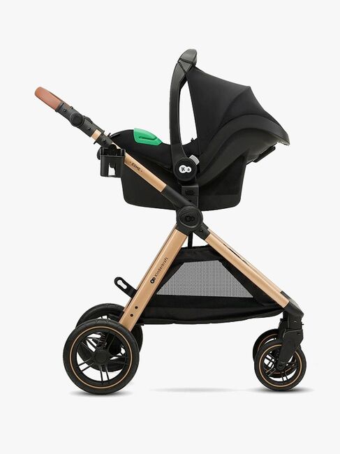 Kinderkraft ESME PRO 3-in-1 Kombikinderwagen Travelsystem, Pure Black