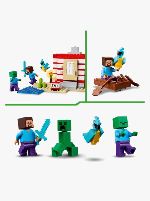 LEGO Minecraft 21275 Das TNT-Dschungelhaus
