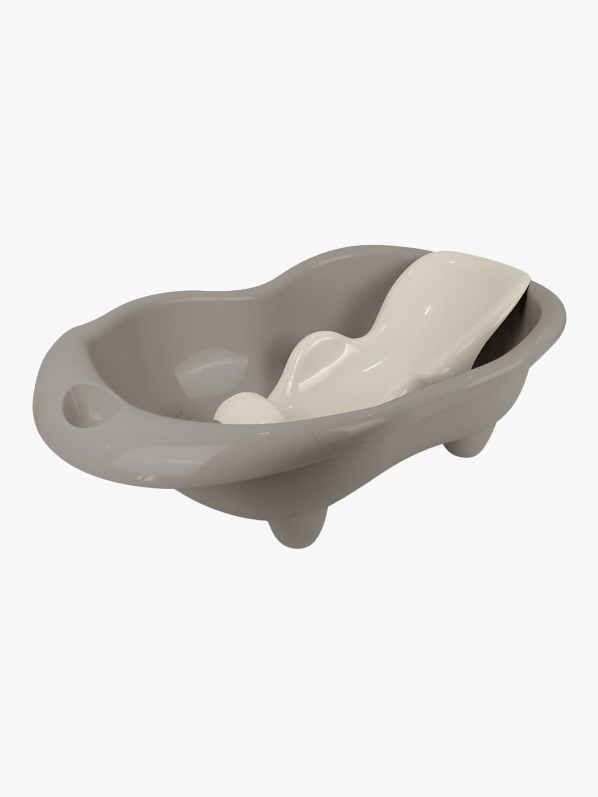 DOLU Hippo Badewanne & Badestuhl, Stone Grey