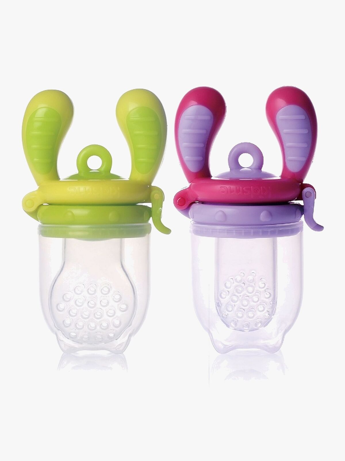 Kidsme Food Feeder 2er-Pack, Lila/Limette