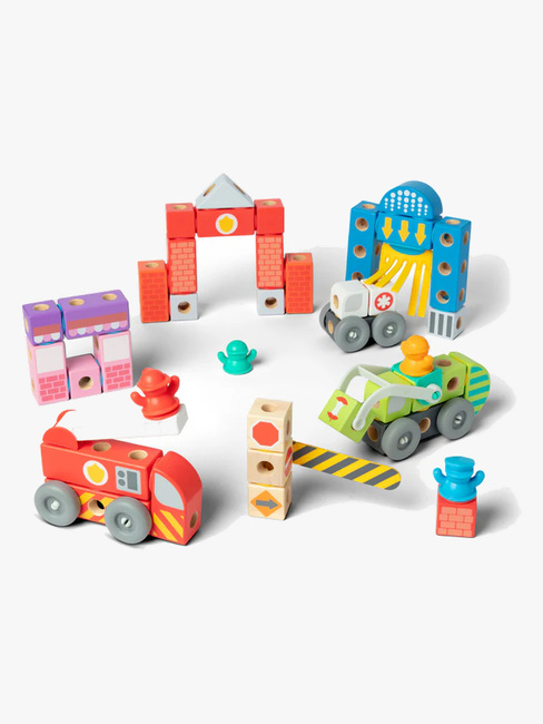 Melissa & Doug Blockables Bausatz Fahrzeug City 131 Teile 806292-2540_2.jpg