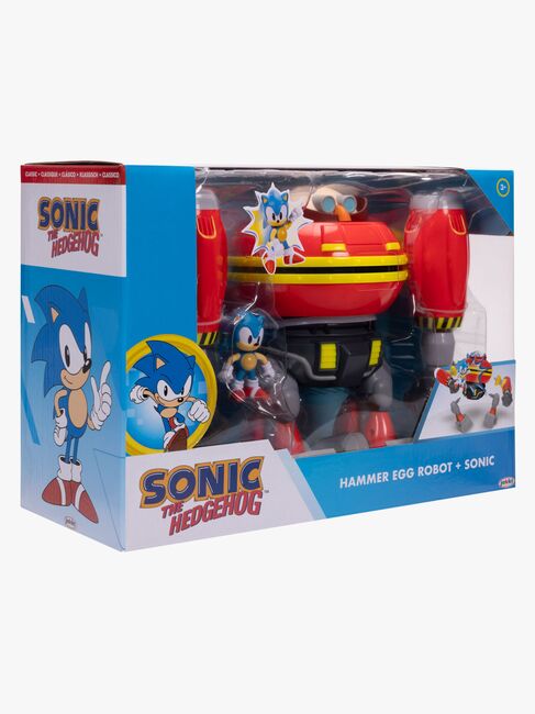 Sonic The Hedgehog Spielset mit Egg Hammer Roboter