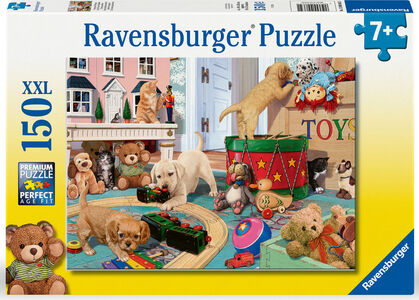 Ravensburger XXL Puzzle Little Paws Playtime 150 Teile